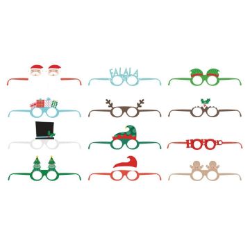 Picture of Swantex Paper Christmas Party Glasses (144 pack)