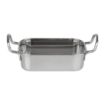 Picture of Olympia Table Presentation Rectangular Dish Stainless Steel 140x90mm - HY122