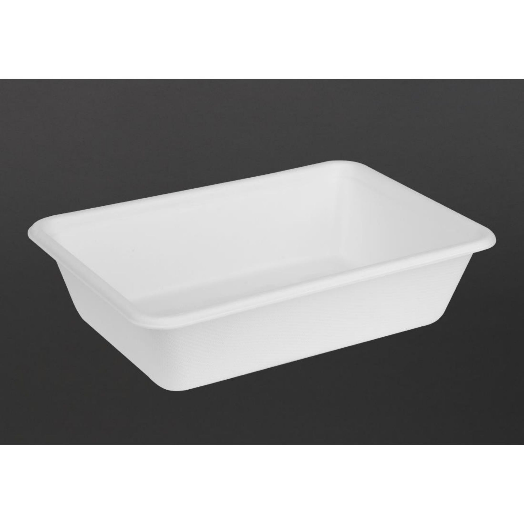 Picture of Fiesta Compostable Bagasse Food Container Bases 650ml (100 Pack)