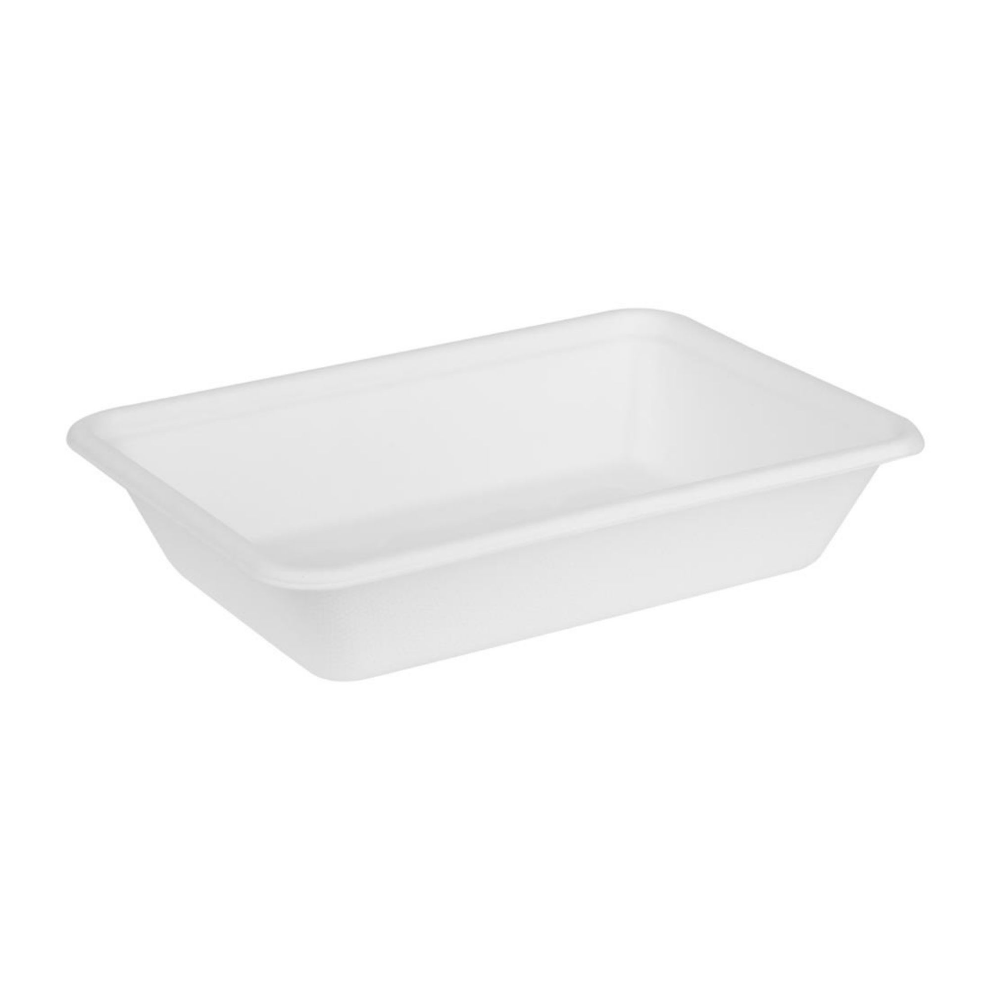Picture of Fiesta Compostable Bagasse Food Container Bases 500ml (100 Pack)