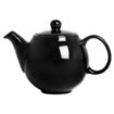 Picture of Olympia Café Teapot Black 450ml (2 Pack) - HX799