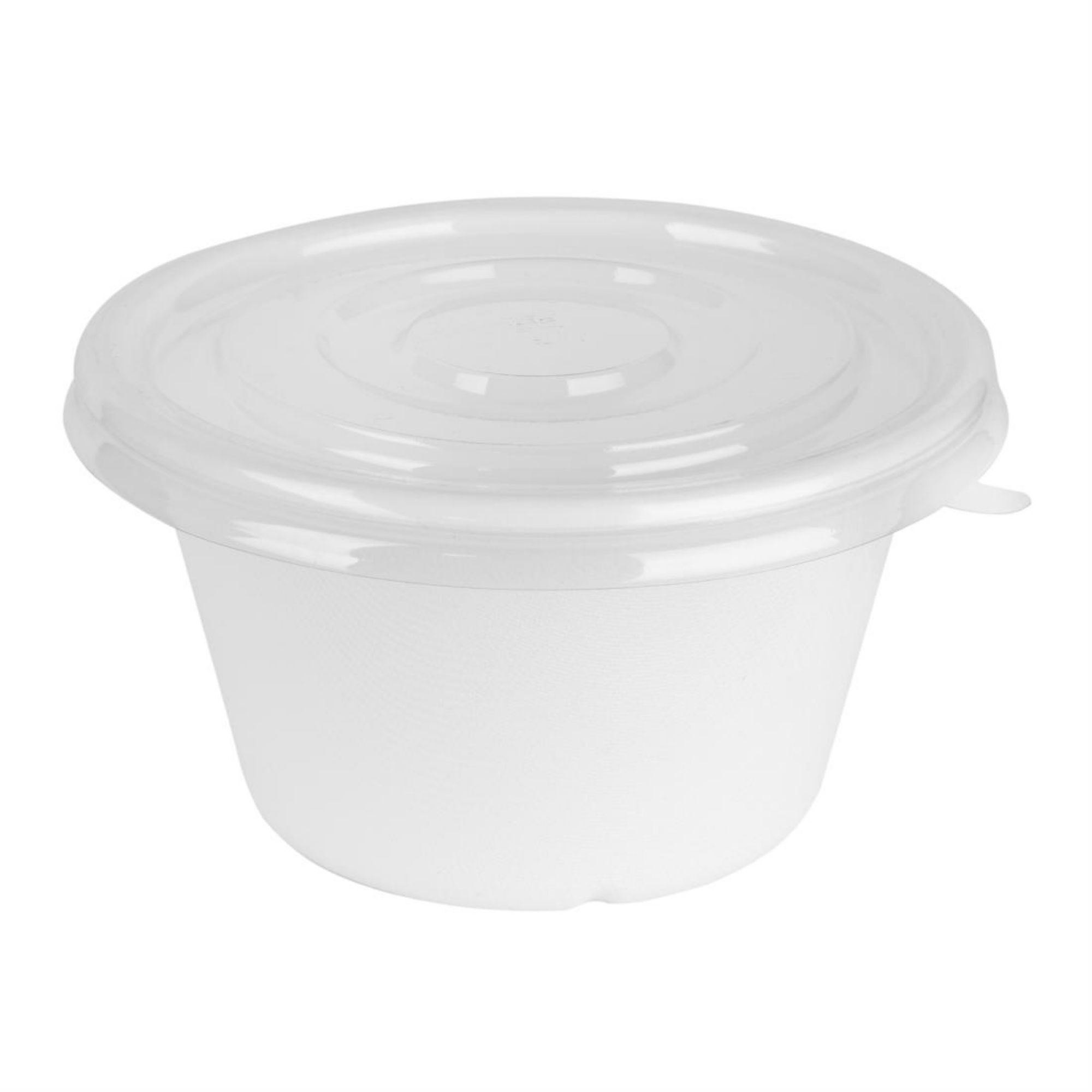Picture of Fiesta Recyclable PET Lids for 400/500ml Bowl Bases (50 Pack)