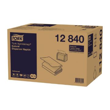 Picture of Tork Xpressnap Natural Dispenser Napkin 1Ply (9000 pack)