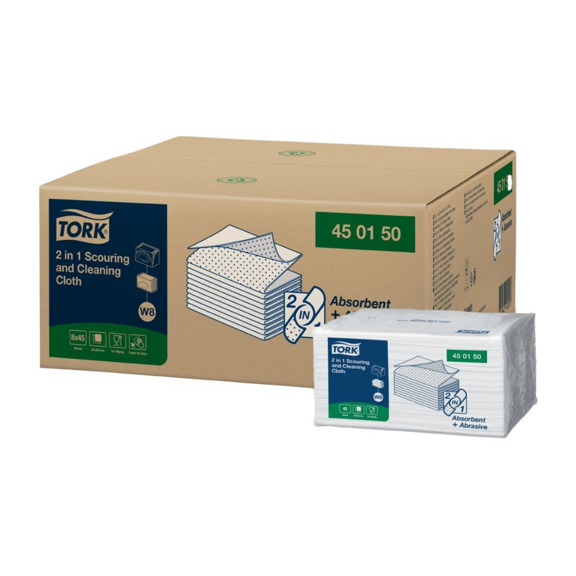 Picture of Tork 2in1 Scouring and Cleaning Cloths (360 Pack)