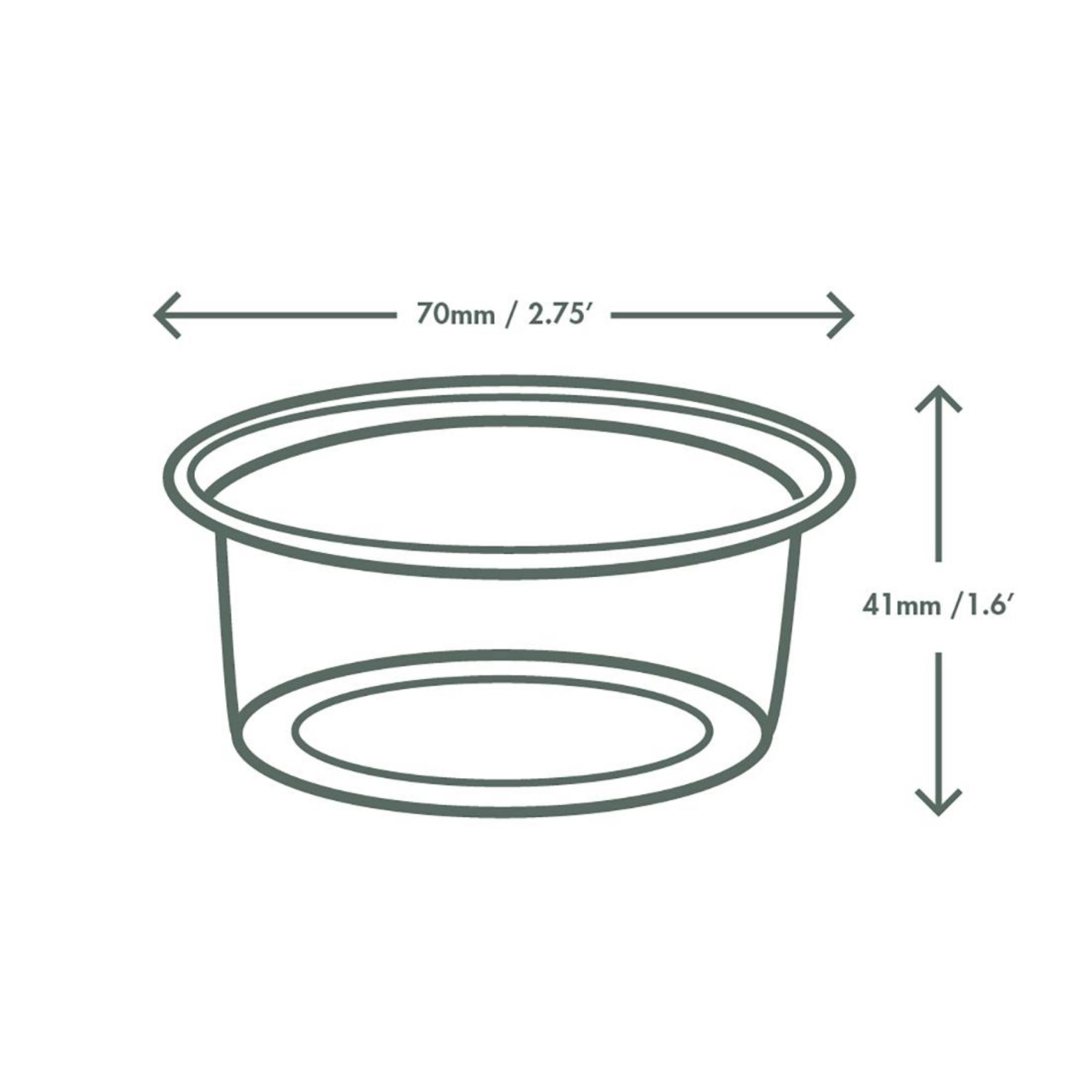 Picture of Vegware PLA Cold Portion Pots 3oz (2000 pack)