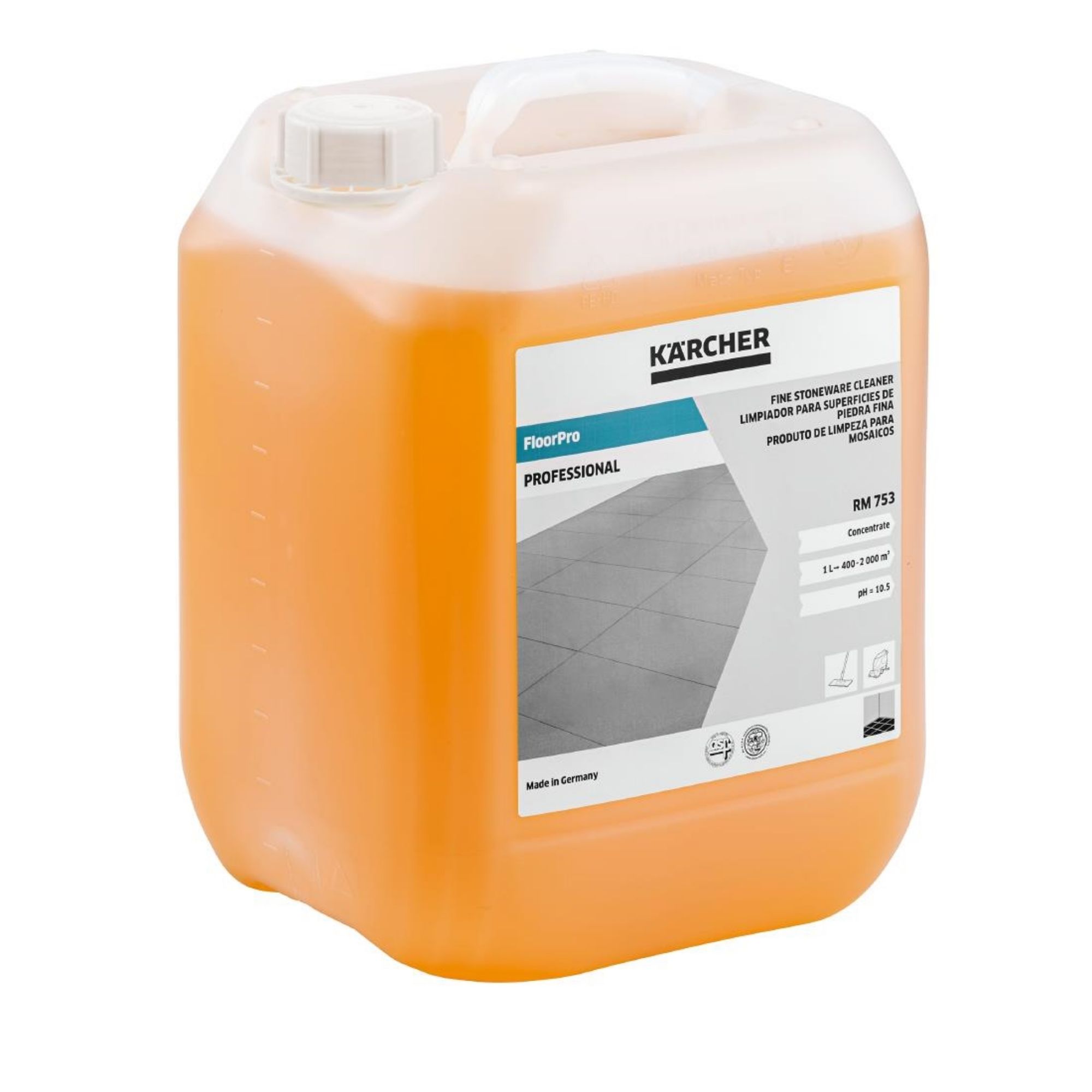 Picture of Karcher FloorPro Fine Stoneware Cleaner RM 753 - 10Ltr