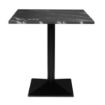 Picture of Bolero Complete Table Square Black Stone Effect 700mm - HW851