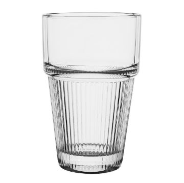 Picture of Olympia Ridged Stacking Tumblers 300ml (6 pack)