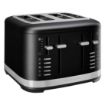 Picture of KitchenAid 4 Slot Manual Toaster Matte Black - HW787