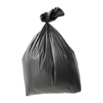 Picture of Jantex Medium Duty Bin Bags Black 80Ltr (200 Pack)