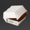 Picture of Notpla 5" Clamshell Burger Boxes - White (200 Pack) - HW504
