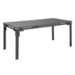 Picture of Bolero Valletta Grey Slatted Extendable Outdoor Dining Table - HW526