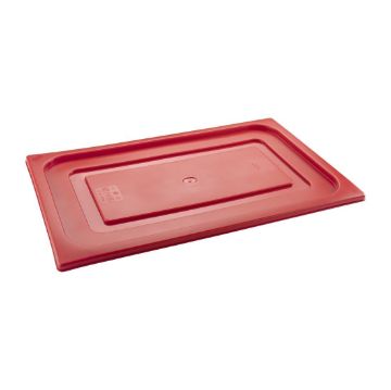 Picture of Pujadas Red Polinorm Gastronorm Lid 1/4GN