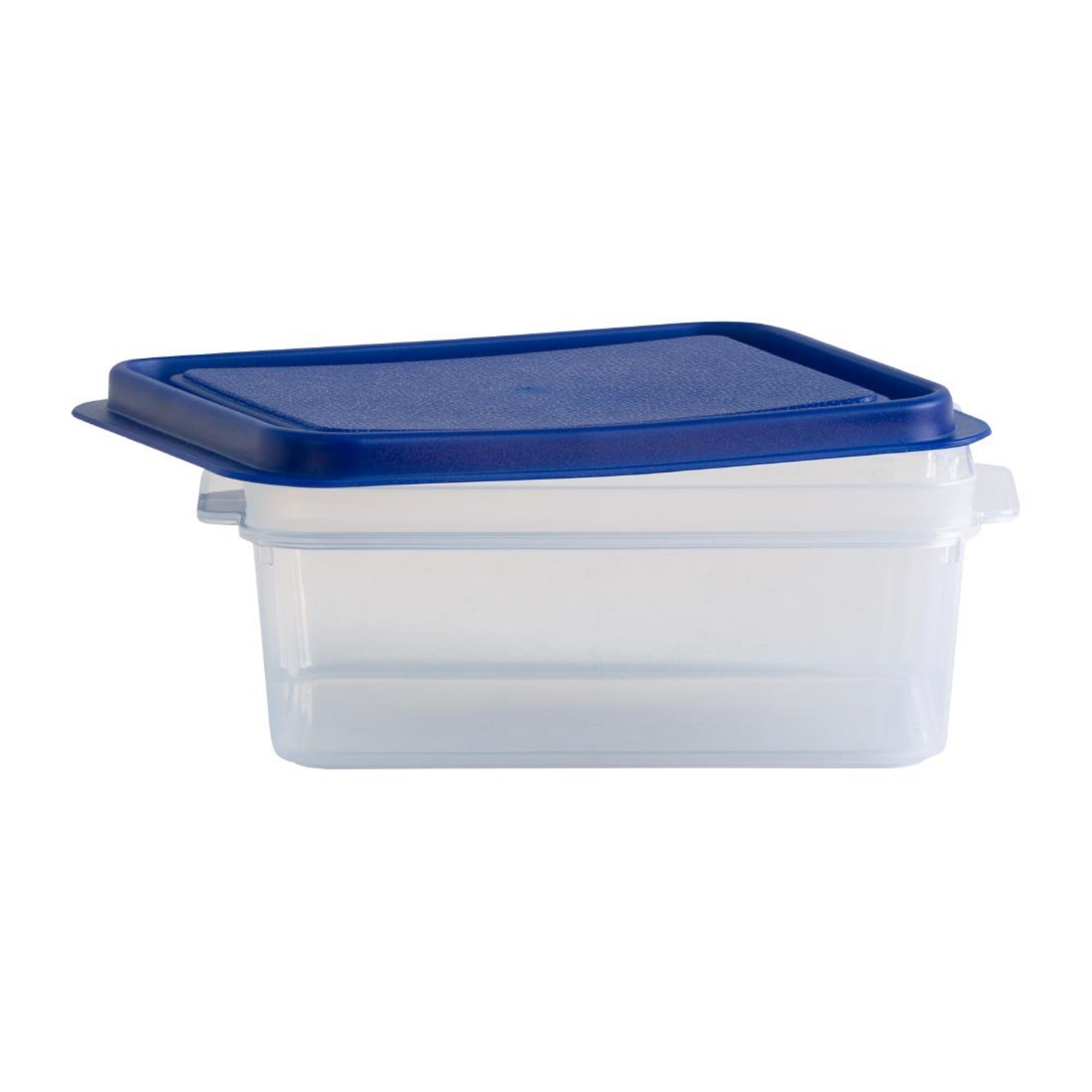 Picture of Wham Studio Rectangle Food Box Clear/Blue 1Ltr