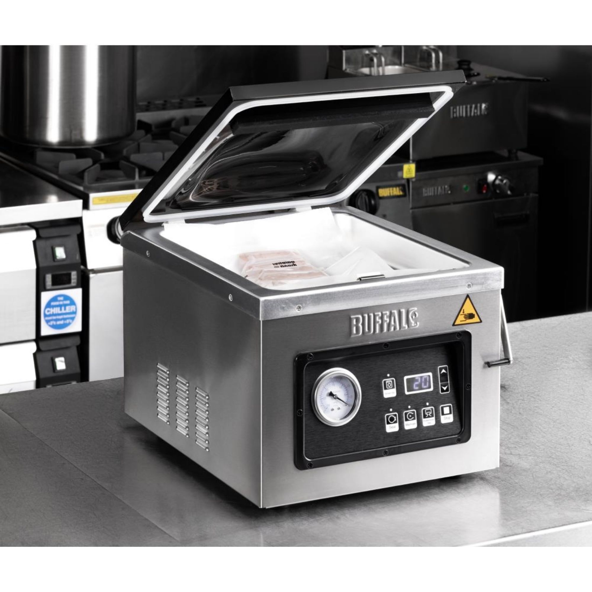 Picture of Buffalo Oil Pump Chamber Vac Pack Machine 9Ltr