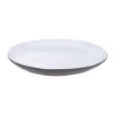 Picture of Olympia Raw Recycled Clay Charcoal Coupe Plates 260mm (6 Pack) - HS335