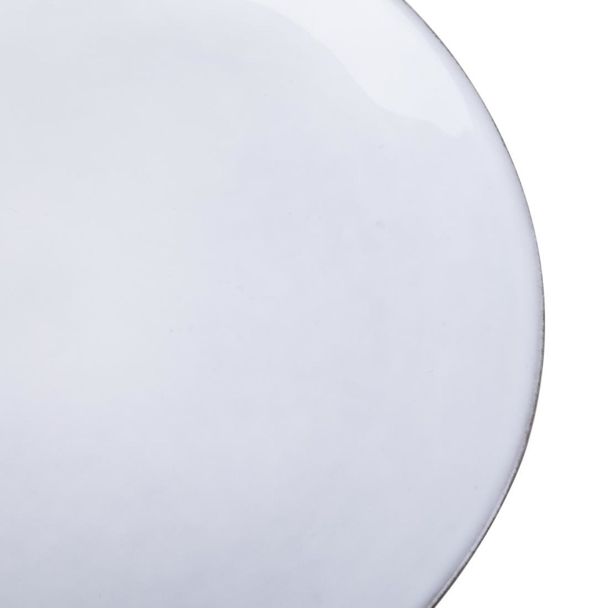 Picture of Olympia Raw Recycled Clay Charcoal Coupe Plates 220mm (6 Pack)