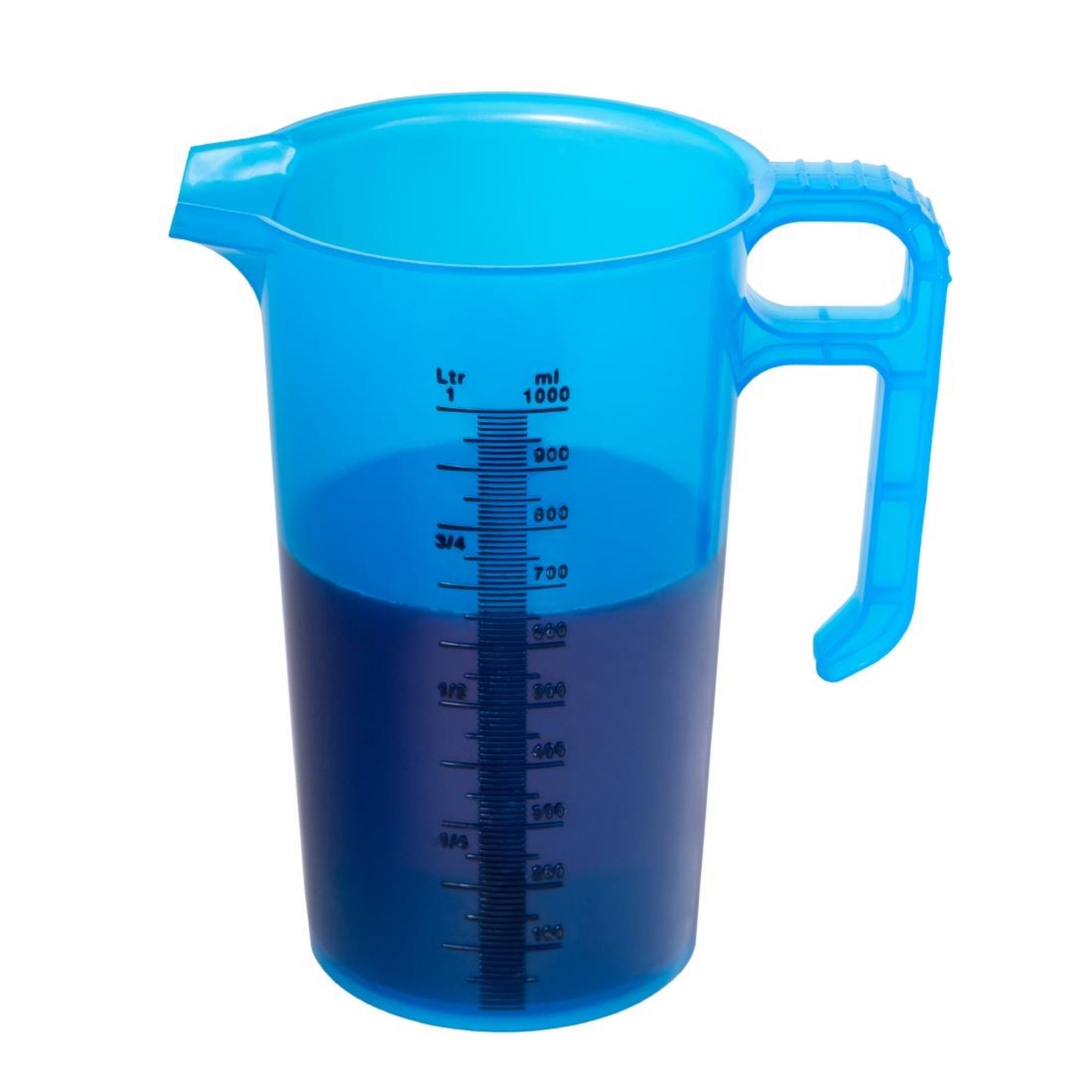 Picture of Pro-Measures Polypropylene Measuring Jug Blue 1Ltr