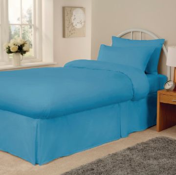 Picture of Mitre Essentials Spectrum Fitted Sheet Turquoise Single