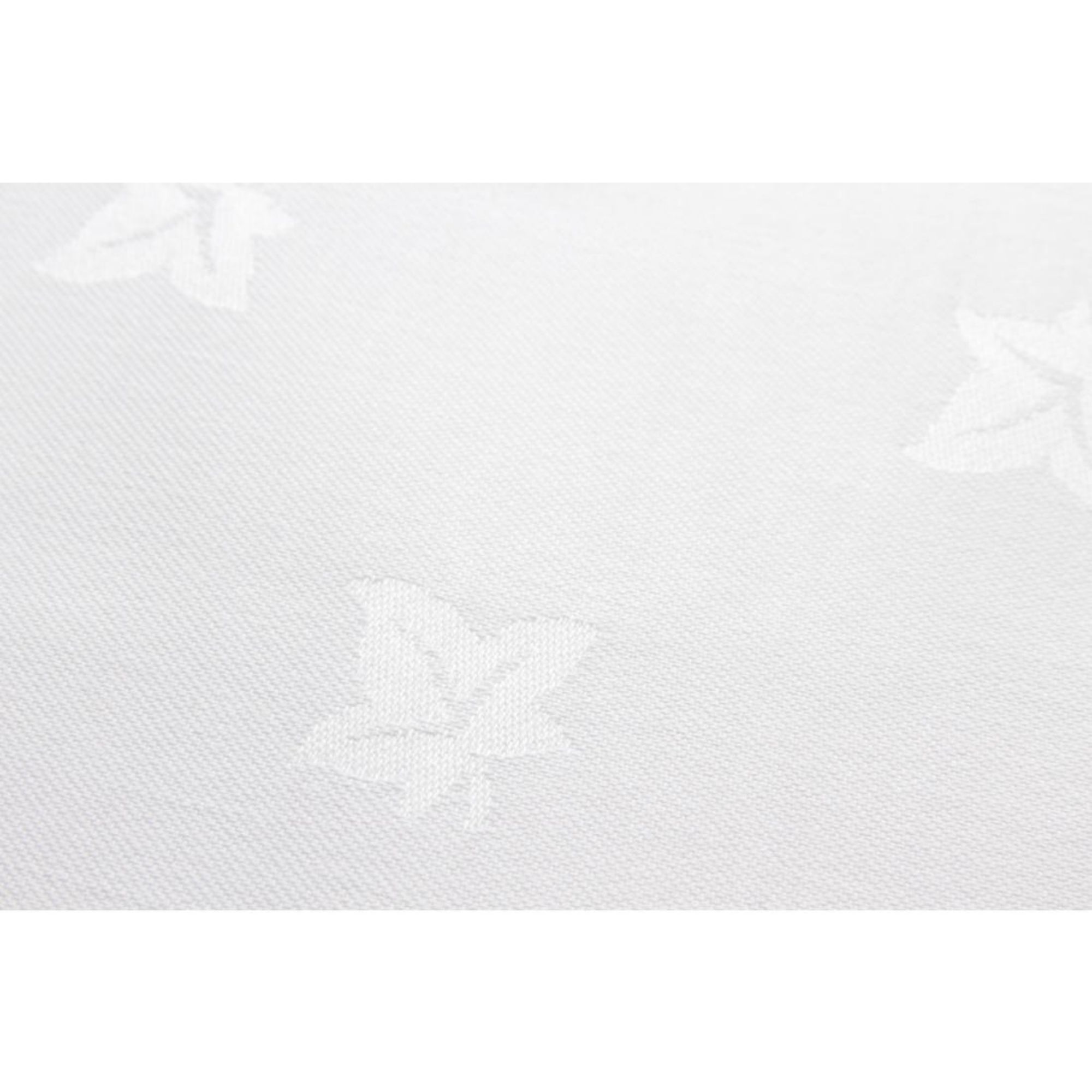 Picture of Mitre Luxury Luxor Cotton Napkins Ivy Leaf White 450 x 450mm (10 pack)