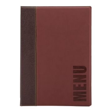 Picture of Securit Contemporary Menu Cover Bordeaux A4