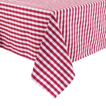Picture of Mitre Comfort Gingham Tablecloth Red 1780 x 1780mm