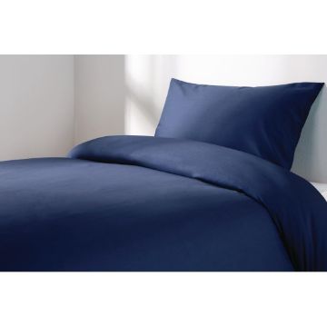 Picture of Mitre Essentials Spectrum Fitted Sheet Navy Metric Single