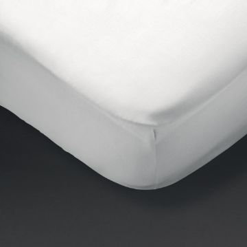 Picture of Mitre Essentials Pyramid Fitted Sheet White Single