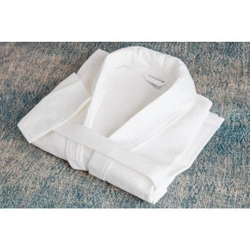 Picture of Mitre Comfort Langley Bathrobe White Large