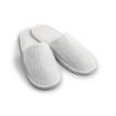 Picture of Mitre Essentials Honeycomb Slipper Closed Toe White - GT738