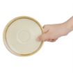 Picture of Olympia Kiln Cappuccino Saucer Sandstone 140mm (6 Pack) - GP331