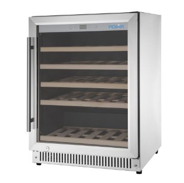 Picture of Polar G-Series Stainless Steel Wine Fridge 47 Bottle