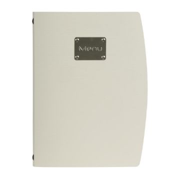 Picture of Securit Rio Menu Cover Silver A4