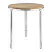 Picture of Bolero Round Ash and Aluminium Table 600mm - GL981