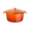 Picture of Vogue Orange Round Casserole Dish 3.2Ltr - GH302