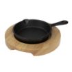 Picture of Olympia Hevea Board for Cast Iron Dish 115mm - GJ552