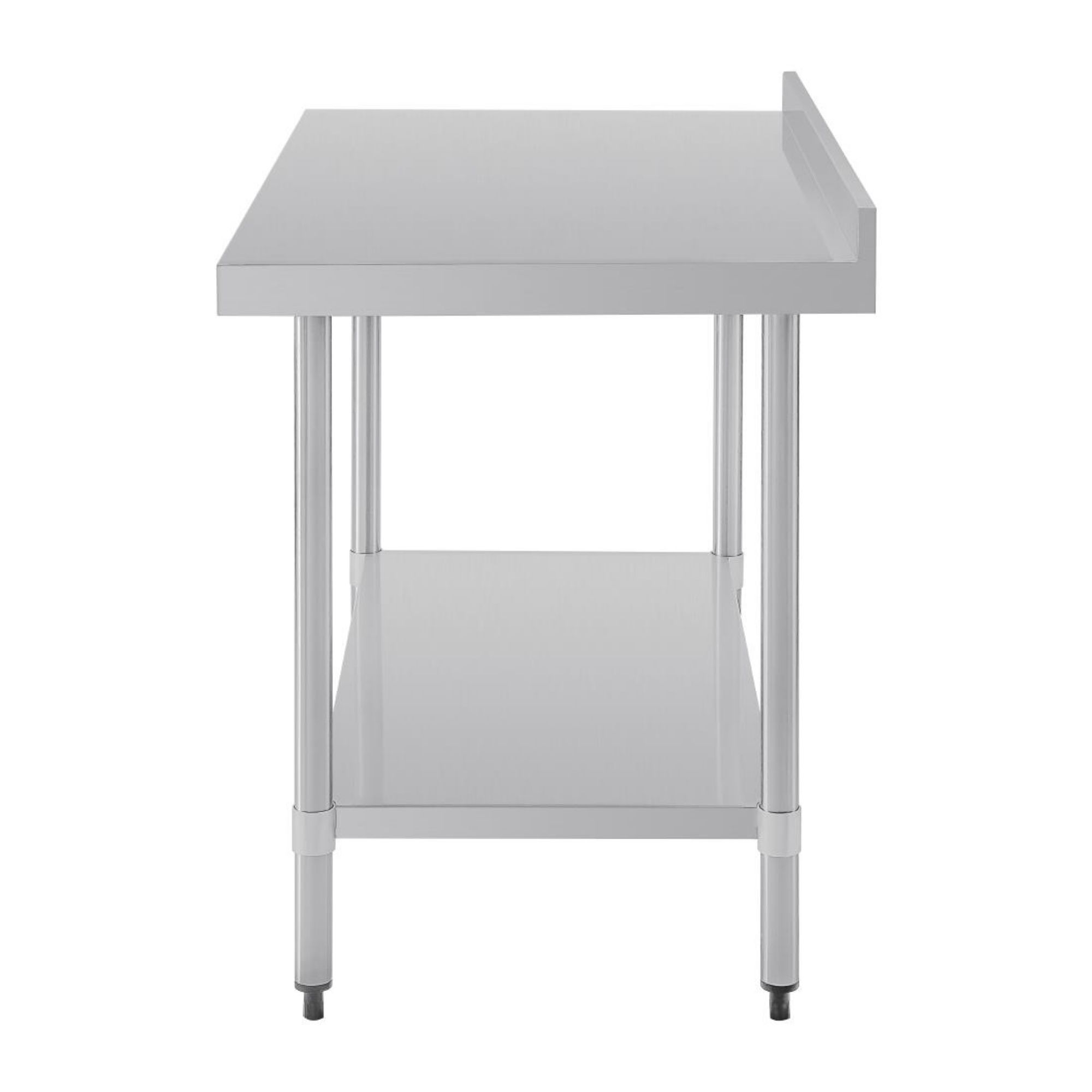 Picture of Vogue Stainless Steel Table with Upstand 1200mm