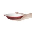 Picture of Vogue Red Oval Cast Iron Gratin Dish 650ml - GH317