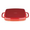 Picture of Vogue Red Rectangular Cast Iron Dish 2.8Ltr - GH320
