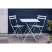 Picture of Bolero Perth Grey Pavement Style Steel Folding Chairs (2 Pack) - GH551