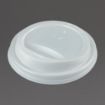 Picture of Vegware Compostable Coffee Cup Lids 225ml / 8oz (1000 pack) - GH024