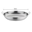 Picture of Vogue Carbon Steel Paella Pan 51cm - GG720