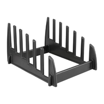 Picture of Hygiplas Black Plastic Chopping Board Rack Large 6 Slots