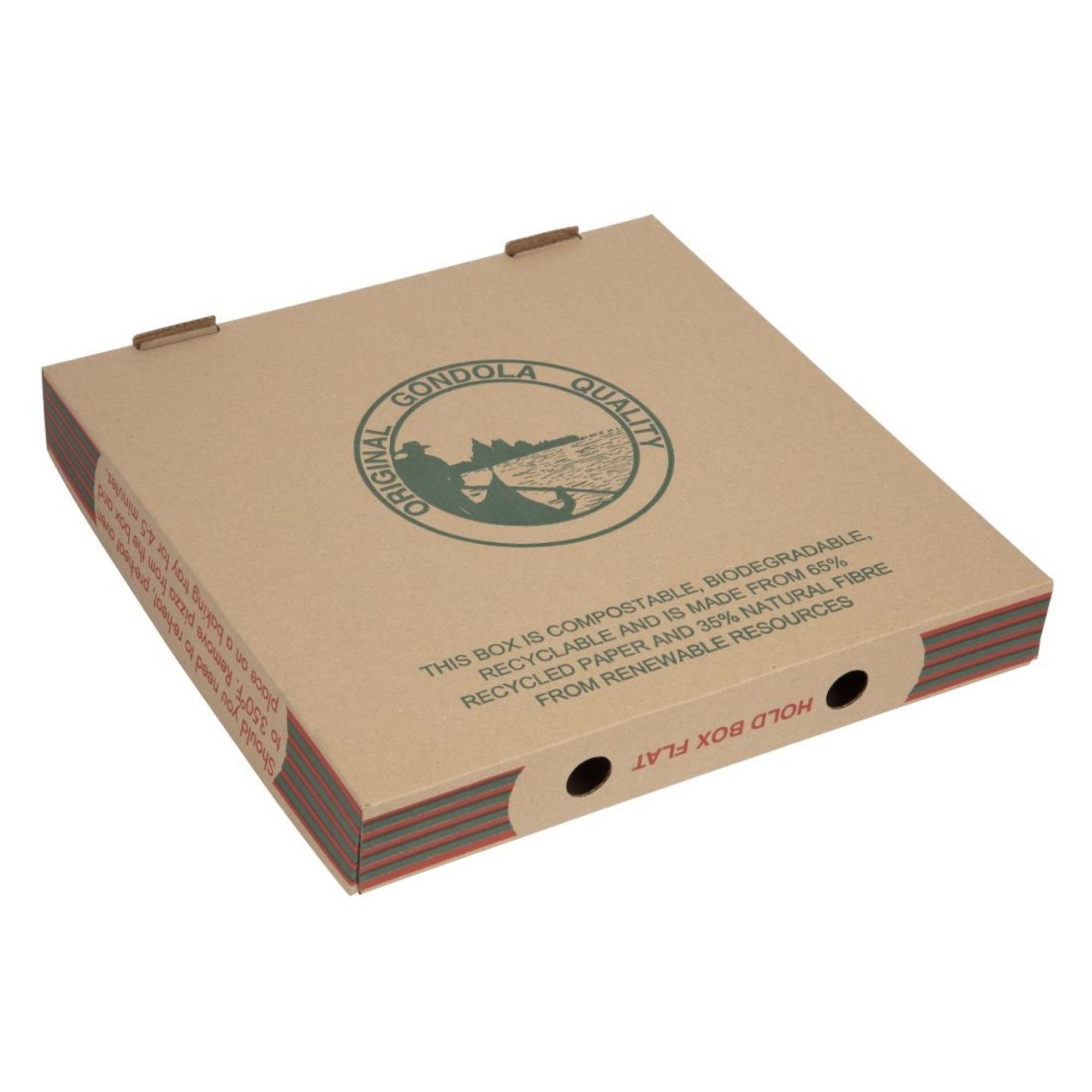 Picture of Amipak Compostable Printed Pizza Boxes 12" (100 Pack)