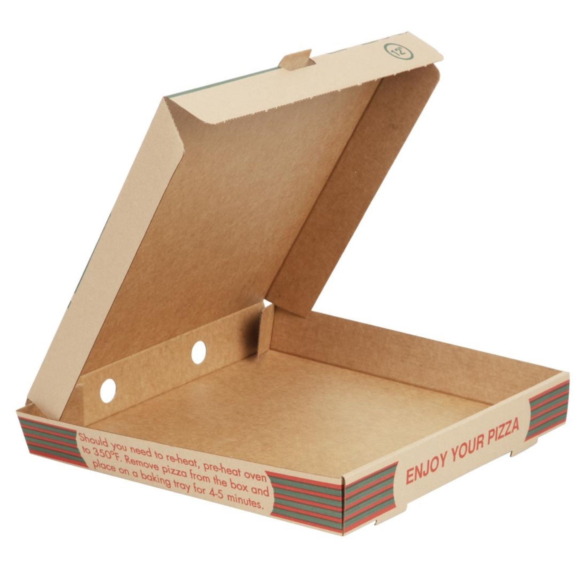 Picture of Amipak Compostable Printed Pizza Boxes 12" (100 Pack)