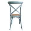 Picture of Bolero Blue Bentwood Chairs with Metal Cross Backrest (2 Pack) - GG655
