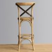 Picture of Bolero Wooden Barstool with Backrest - GG657
