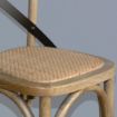 Picture of Bolero Wooden Barstool with Backrest - GG657
