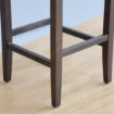 Picture of Bolero Faux Leather High Bar Stools Black (2 Pack) - GG648