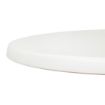 Picture of Bolero Pre-drilled Round Tabletop White 600mm - GG645